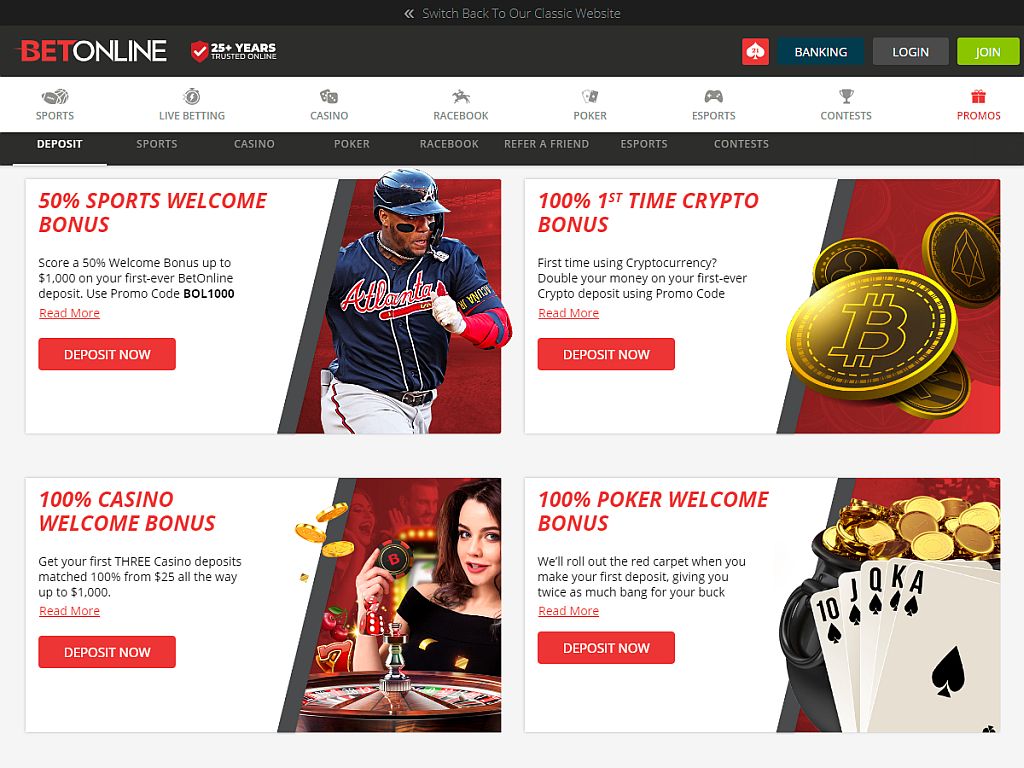 Sports Betting & Online Betting at BetOnline Sportsbook